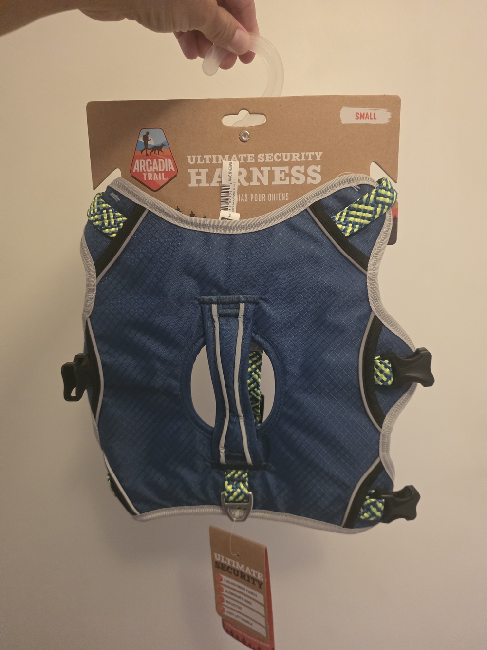 Arcadia Trail Dog Harness with Neon Green Accents